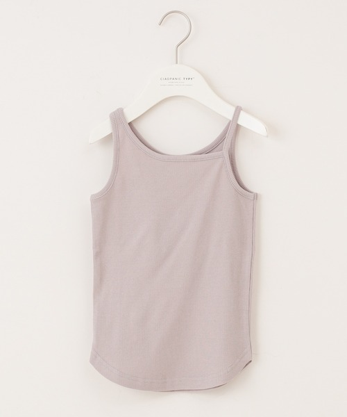 CIAOPANIC TYPY(チャオパニックティピー)の「アシンメトリーデザインタンクトップ(タンクトップ・キッズ・チャコールグレー/ベージュ/グレー系その他/バイオレット/ミント/アイボリー・SMALL/MEDIUM/LARGE/X-LARGE/XX-LARGE)」の12枚目の写真