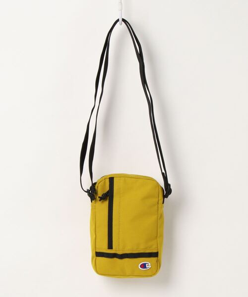 Champion(チャンピオン)の「Champion/チャンピオン グリッツ タテ型ショルダーバッグ 63155(ショルダーバッグ・メンズ・ブラック/グリーン/ベージュ/イエロー・FREE)」の4枚目の写真