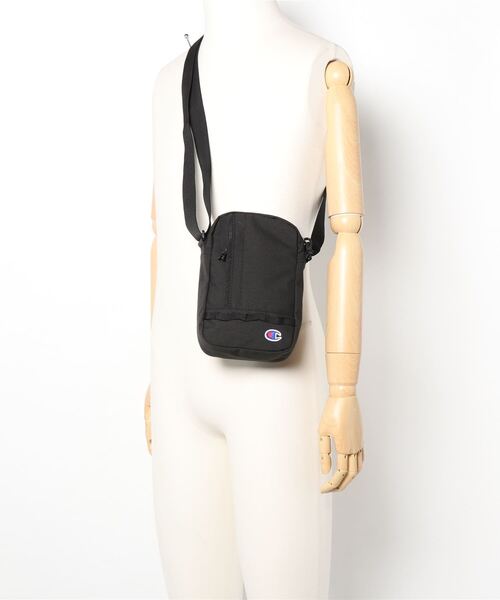 Champion(チャンピオン)の「Champion/チャンピオン グリッツ タテ型ショルダーバッグ 63155(ショルダーバッグ・メンズ・ブラック/グリーン/ベージュ/イエロー・FREE)」の8枚目の写真