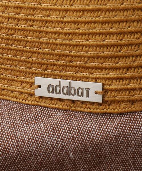 adabat(アダバット)の「◆異素材切り替えハット(ハット・レディース・ブラック/ブラウン系・00)」の3枚目の写真