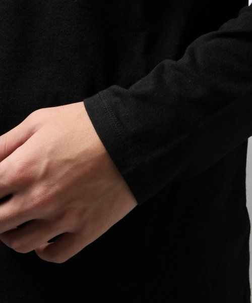 HARE(ハレ)の「温度調整機能/アウトラストクルーネックカットソー【HARE】(Tシャツ/カットソー・メンズ・オフホワイト/ブラック/グレー/ネイビー・SMALL/LARGE/MEDIUM)」の10枚目の写真