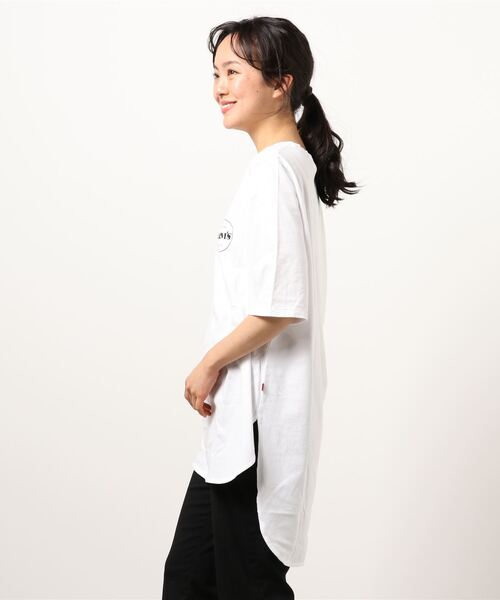 Levi's(リーバイス)の「【Levi's】チュニックTシャツ(チュニック・レディース・ホワイト・M/L)」の3枚目の写真