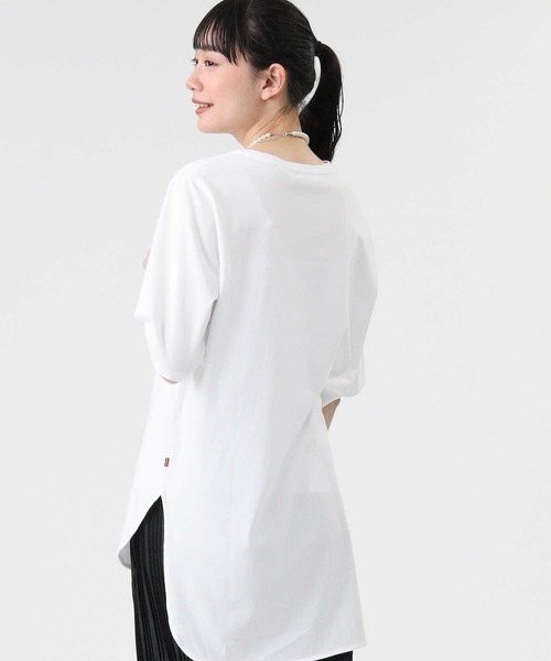 Levi's(リーバイス)の「【Levi's】チュニックTシャツ(チュニック・レディース・ホワイト・M/L)」の14枚目の写真