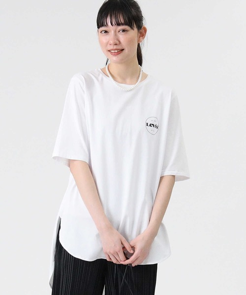 Levi's(リーバイス)の「【Levi's】チュニックTシャツ(チュニック・レディース・ホワイト・M/L)」の12枚目の写真