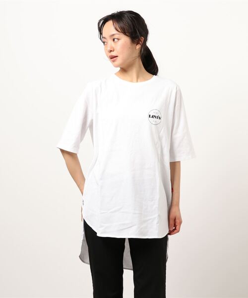 Levi's(リーバイス)の「【Levi's】チュニックTシャツ(チュニック・レディース・ホワイト・M/L)」の10枚目の写真