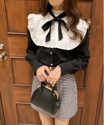 apres jour | ボウタイフリルネックブラウス【ZOZOTOWN限定アイテム】(シャツ/ブラウス)