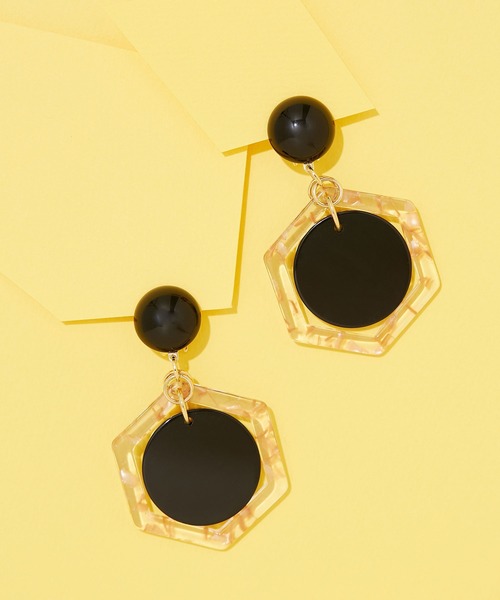 公式旗艦店 セール Francine Bramli Paris ヘキサゴンイヤリング イヤリング Nano Universe ナノユニバース のファッション 直送便 Arenatheatre Net