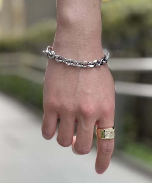 RAGEBLUE(レイジブルー)の「ハンドメイドリング/940098(リング・メンズ・シルバー/ゴールド・FREE)」の1枚目の写真