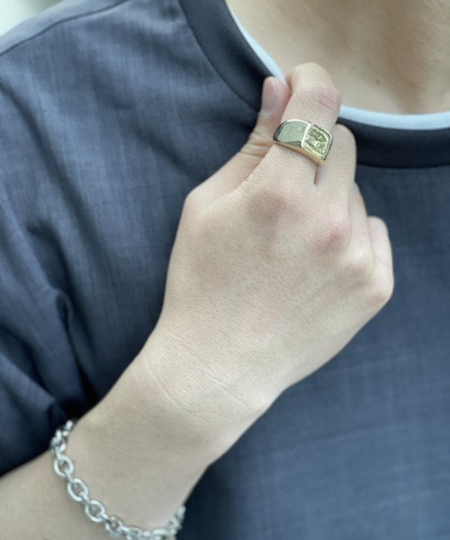 RAGEBLUE(レイジブルー)の「ハンドメイドリング/940098(リング・メンズ・シルバー/ゴールド・FREE)」の12枚目の写真