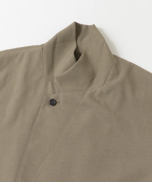 URBAN RESEARCH（アーバンリサーチ）の「URBAN RESEARCH iD　LINEN LIKE SHORT-SLEEVE JACKET（その他アウター・メンズ・ブラック/カーキ/グリーン系その他・MEDIUM/LARGE）」の14枚目の写真