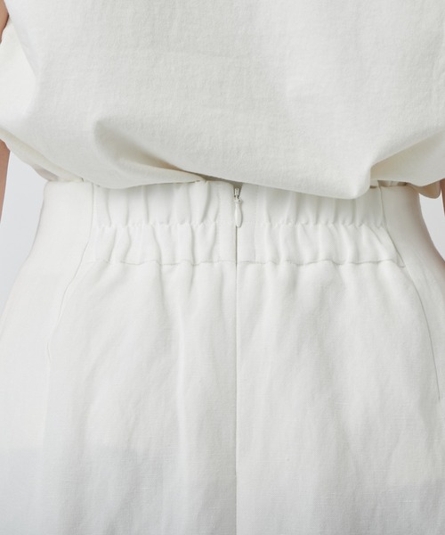 RIVE DROITE（リヴドロワ）の「スタイルアップ効果　レーヨンリネンストレートスカート（スカート・レディース・ホワイト/カーキ・36/38）」の18枚目の写真