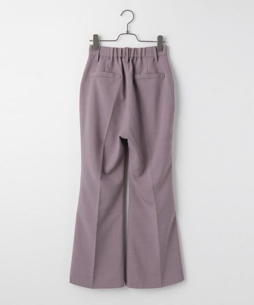 Heather(ヘザー)の「リネンライクフレアパンツ_946253(その他パンツ・レディース・パープル/ブラック・FREE)」の6枚目の写真