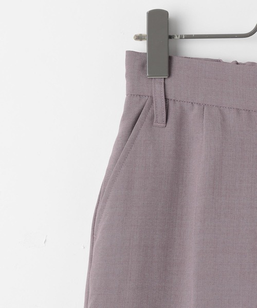 Heather(ヘザー)の「リネンライクフレアパンツ_946253(その他パンツ・レディース・パープル/ブラック・FREE)」の5枚目の写真