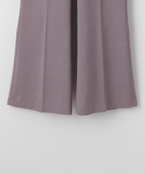 Heather(ヘザー)の「リネンライクフレアパンツ_946253(その他パンツ・レディース・パープル/ブラック・FREE)」の8枚目の写真