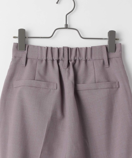Heather(ヘザー)の「リネンライクフレアパンツ_946253(その他パンツ・レディース・パープル/ブラック・FREE)」の7枚目の写真