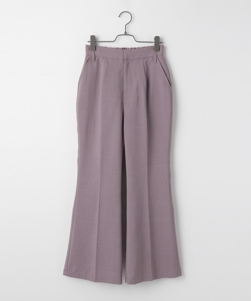 Heather(ヘザー)の「リネンライクフレアパンツ_946253(その他パンツ・レディース・パープル/ブラック・FREE)」の16枚目の写真
