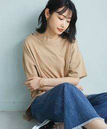 CRAFT STANDARD BOUTIQUE | スリットネックTシャツ　＊◇(Tシャツ/カットソー)