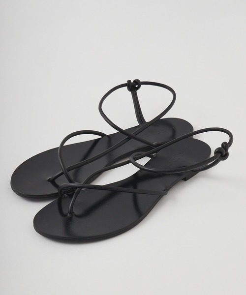 RIVE DROITE（リヴドロワ）の「【LAOCOONTE(ラオコンテ)】チューブサンダル（サンダル・レディース・ブラック・36/37/38）」の6枚目の写真