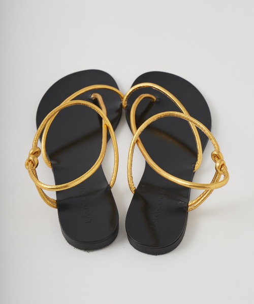 RIVE DROITE（リヴドロワ）の「【LAOCOONTE(ラオコンテ)】チューブサンダル（サンダル・レディース・ブラック・36/37/38）」の7枚目の写真