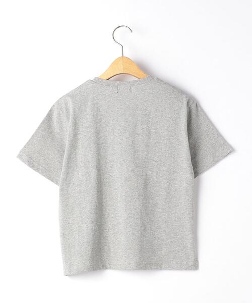 green label relaxing（グリーンレーベルリラクシング）の「[WEB限定]カレッジプリント TEE（Tシャツ/カットソー・キッズ・ベージュ/ネイビー/グレー・105/115/165/125/145/135/155）」の4枚目の写真