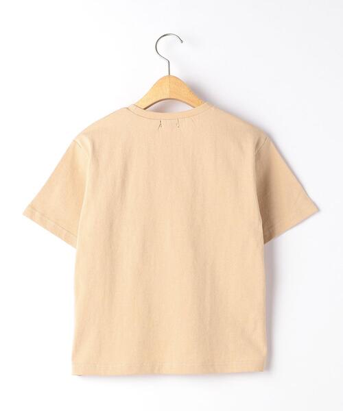green label relaxing（グリーンレーベルリラクシング）の「[WEB限定]カレッジプリント TEE（Tシャツ/カットソー・キッズ・ベージュ/ネイビー/グレー・105/115/165/125/145/135/155）」の10枚目の写真