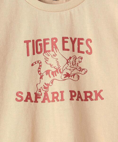 green label relaxing（グリーンレーベルリラクシング）の「[WEB限定]カレッジプリント TEE（Tシャツ/カットソー・キッズ・ベージュ/ネイビー/グレー・105/115/165/125/145/135/155）」の11枚目の写真