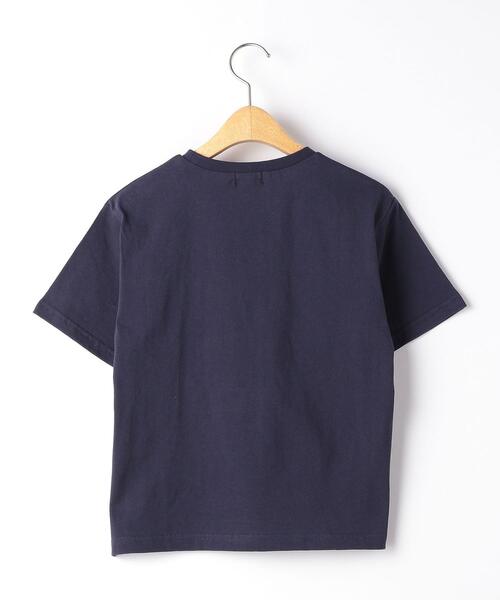 green label relaxing（グリーンレーベルリラクシング）の「[WEB限定]カレッジプリント TEE（Tシャツ/カットソー・キッズ・ベージュ/ネイビー/グレー・105/115/165/125/145/135/155）」の13枚目の写真