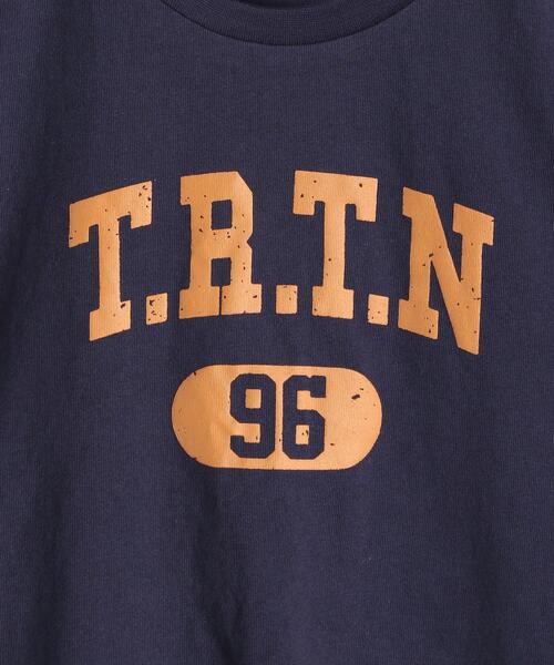 green label relaxing（グリーンレーベルリラクシング）の「[WEB限定]カレッジプリント TEE（Tシャツ/カットソー・キッズ・ベージュ/ネイビー/グレー・105/115/165/125/145/135/155）」の14枚目の写真