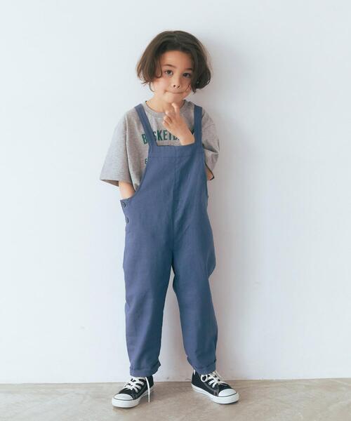 green label relaxing（グリーンレーベルリラクシング）の「[WEB限定]カレッジプリント TEE（Tシャツ/カットソー・キッズ・ベージュ/ネイビー/グレー・105/115/165/125/145/135/155）」の21枚目の写真