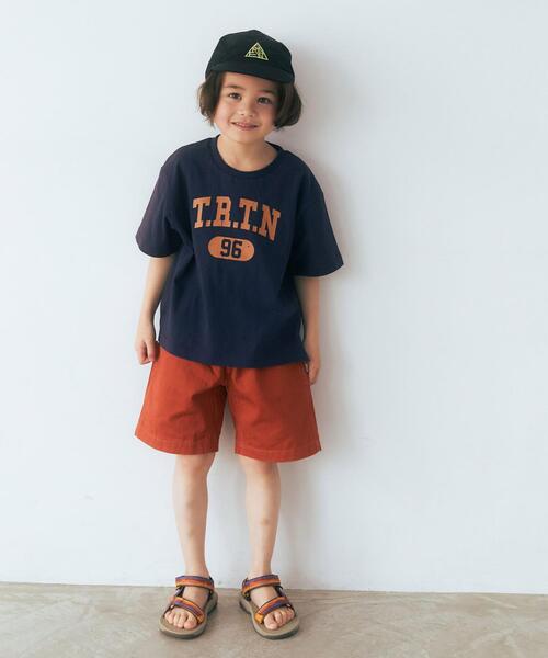 green label relaxing（グリーンレーベルリラクシング）の「[WEB限定]カレッジプリント TEE（Tシャツ/カットソー・キッズ・ベージュ/ネイビー/グレー・105/115/165/125/145/135/155）」の22枚目の写真