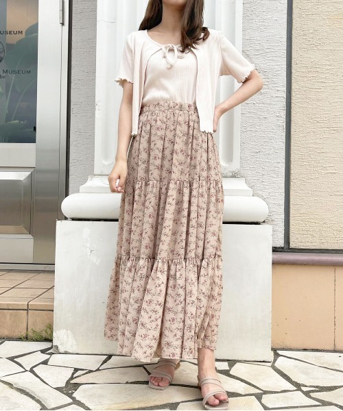 apres jour(アプレジュール)の「リブキャミ+トップスセット【ZOZOTOWN限定アイテム】(カーディガン/ボレロ・レディース・アイボリー/ブラック/オフホワイト/モカ・フリー/X-LARGE)」の10枚目の写真