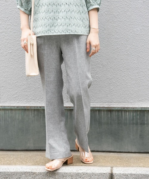 plage* MY Worsted Easy Pants*36 グレー 今期・完売・限定・紙タグ付