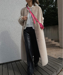Ameri | MANY WAY FAKE BOA COAT(その他アウター)