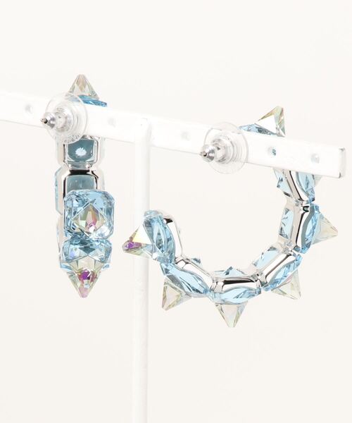 公式】【スワロフスキー】Ortyx フープピアス