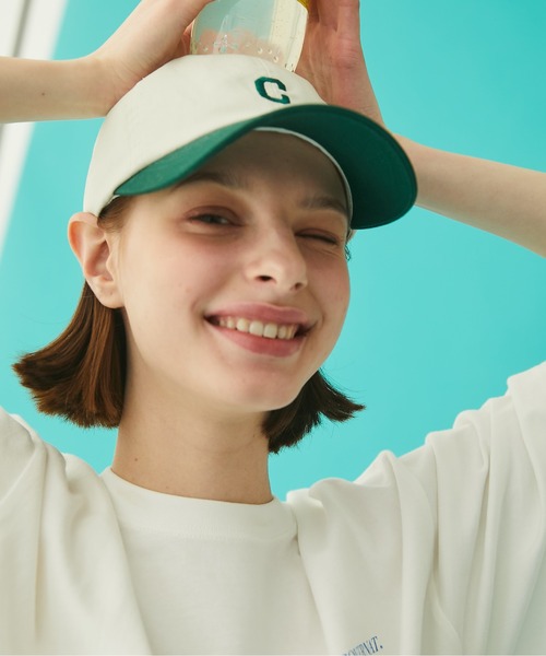 COVERNAT(カバーナット)の「【COVERNAT】SMALL C LOGO B.B CAP / カバーナット スモール Cロゴ ベースボール キャップ(キャップ・メンズ・ネイビー/ベージュ/ブラック/ブルー/グリーン/ダークグリーン・FREE)」の17枚目の写真