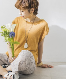 URBAN RESEARCH | リネンノースリーブカットソー(Tシャツ/カットソー)