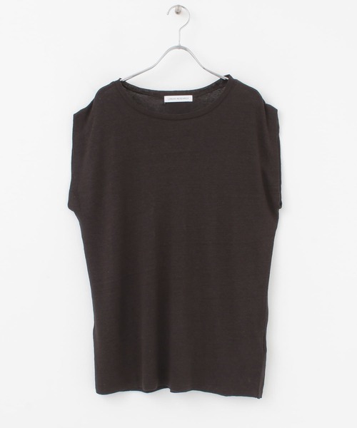 URBAN RESEARCH（アーバンリサーチ）の「リネンノースリーブカットソー（Tシャツ/カットソー・レディース・ブラック/オレンジ/モカ・FREE）」の16枚目の写真