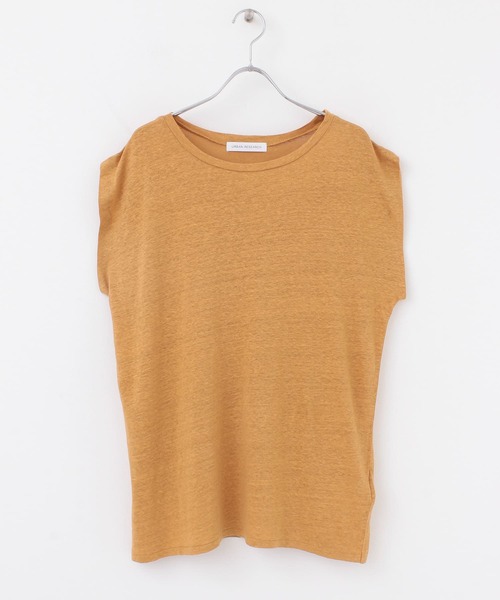 URBAN RESEARCH（アーバンリサーチ）の「リネンノースリーブカットソー（Tシャツ/カットソー・レディース・ブラック/オレンジ/モカ・FREE）」の17枚目の写真