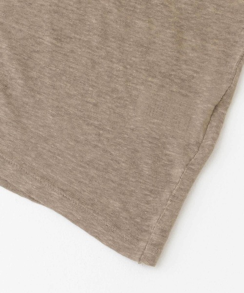 URBAN RESEARCH（アーバンリサーチ）の「リネンノースリーブカットソー（Tシャツ/カットソー・レディース・ブラック/オレンジ/モカ・FREE）」の21枚目の写真