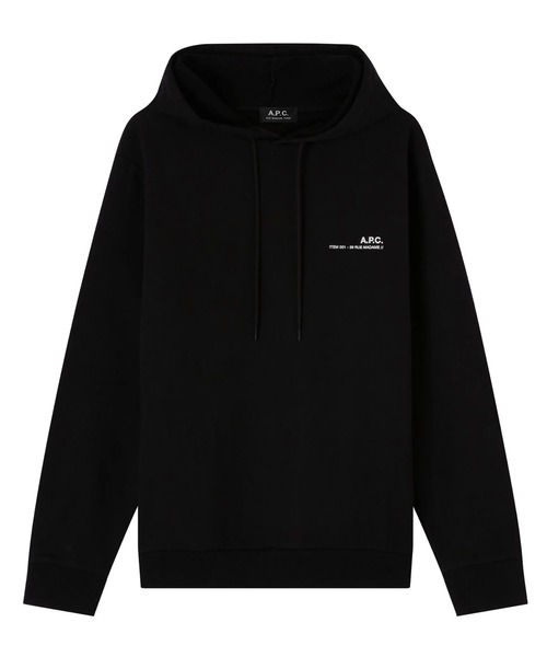 A.P.C.(アーペーセー)の「HOODIE ITEM H-I 21AC(パーカー・メンズ・ブラック/ダークネイビー・S/M/XS/L)」の2枚目の写真