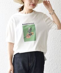 SHIPS | ボリュームスリーブプリントTEE(Tシャツ/カットソー)