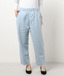 Samansa Mos2 | デニムイージーパンツ(デニムパンツ)
