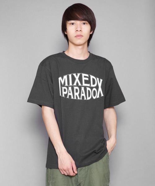Bling Leads（ブリングリーズ）の「Bling leads/天竺半袖クルーN/Tee（Tシャツ/カットソー・メンズ・ブラック/ベージュ/グレー・MEDIUM/LARGE）」の2枚目の写真