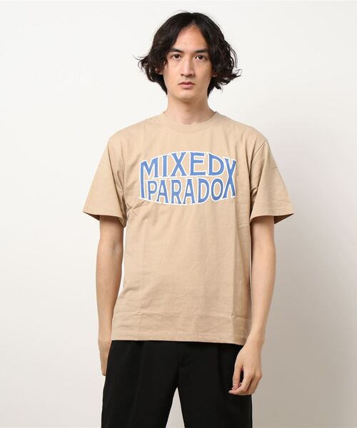Bling Leads（ブリングリーズ）の「Bling leads/天竺半袖クルーN/Tee（Tシャツ/カットソー・メンズ・ブラック/ベージュ/グレー・MEDIUM/LARGE）」の9枚目の写真