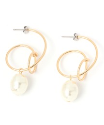 LAKOLE | ループパールピアス / 951101(ピアス（両耳用）)