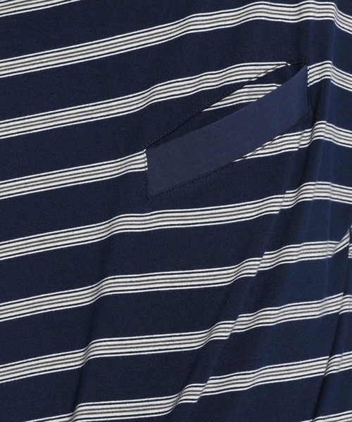 niko and...(ニコアンド)の「ボ-ダ-ドロストTシャツ(Tシャツ/カットソー・メンズ・ネイビー/ライトグレー/ホワイト・MEDIUM/LARGE)」の20枚目の写真