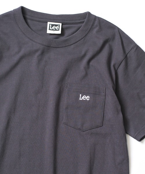 Lee(リー)の「【Lee】ワンポイントポケットTシャツ L2965(Tシャツ/カットソー・レディース・ベージュ/ブラック/オフホワイト・L/M/S/XL)」の3枚目の写真