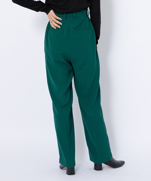 CIAOPANIC（チャオパニック）の「ハイウエストセンタープレスカラーパンツ（スラックス・レディース・オレンジ/ブルー/グリーン/ブラック・SMALL/MEDIUM）」の6枚目の写真