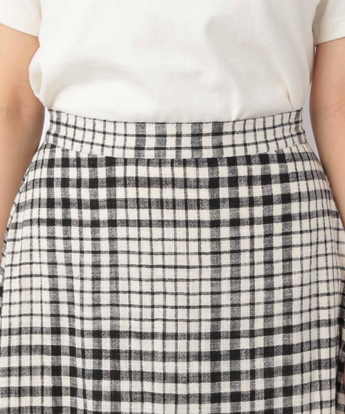 Heather（ヘザー）の「チェックコットンスソティアードスカート【SETUP対応】　216930（スカート・レディース・ホワイト系その他/ブラック系その他・FREE）」の15枚目の写真