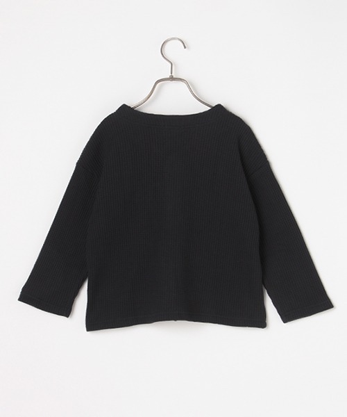 b・ROOM（ビールーム）の「ビッグシルエットワッフルカーディガン（カーディガン/ボレロ・キッズ・アイボリー/モカ/ネイビー・110cm/130cm/100cm/120cm/90cm）」の13枚目の写真